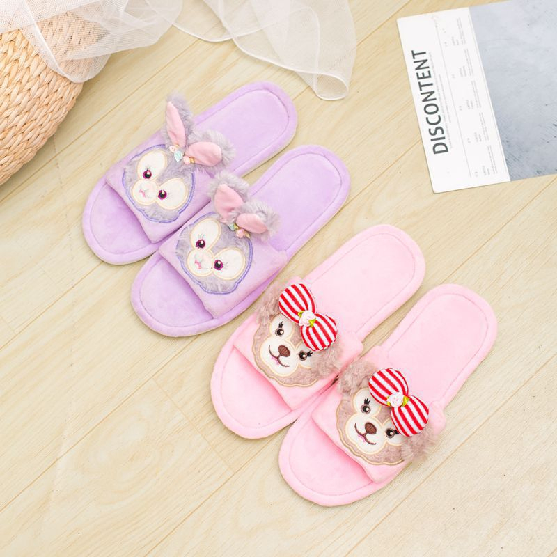 SANDAL RUMAH KELINCI UNGU STELLA LOU RABBIT IMPOR DUFFY GELATONI SHELLIE MAY BUNNY