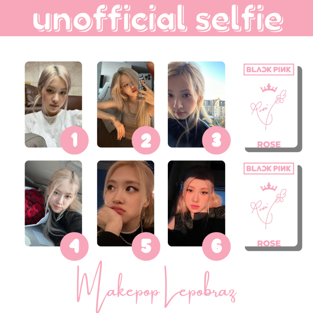 [PART 1] [MIN. 3 PC] BLACKPINK UNOFFICIAL SELFIE - GIRLFRIENDABLE JENNIE LISA ROSE JISOO