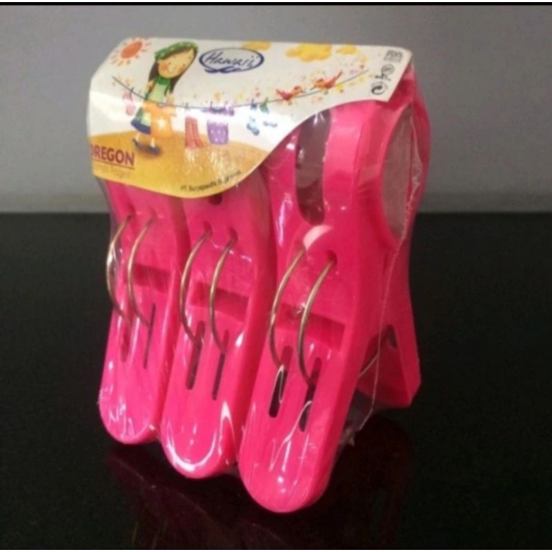 Jepitan Baju Besar/ Jepit Baju Plastik Oregon Hawaii 1029