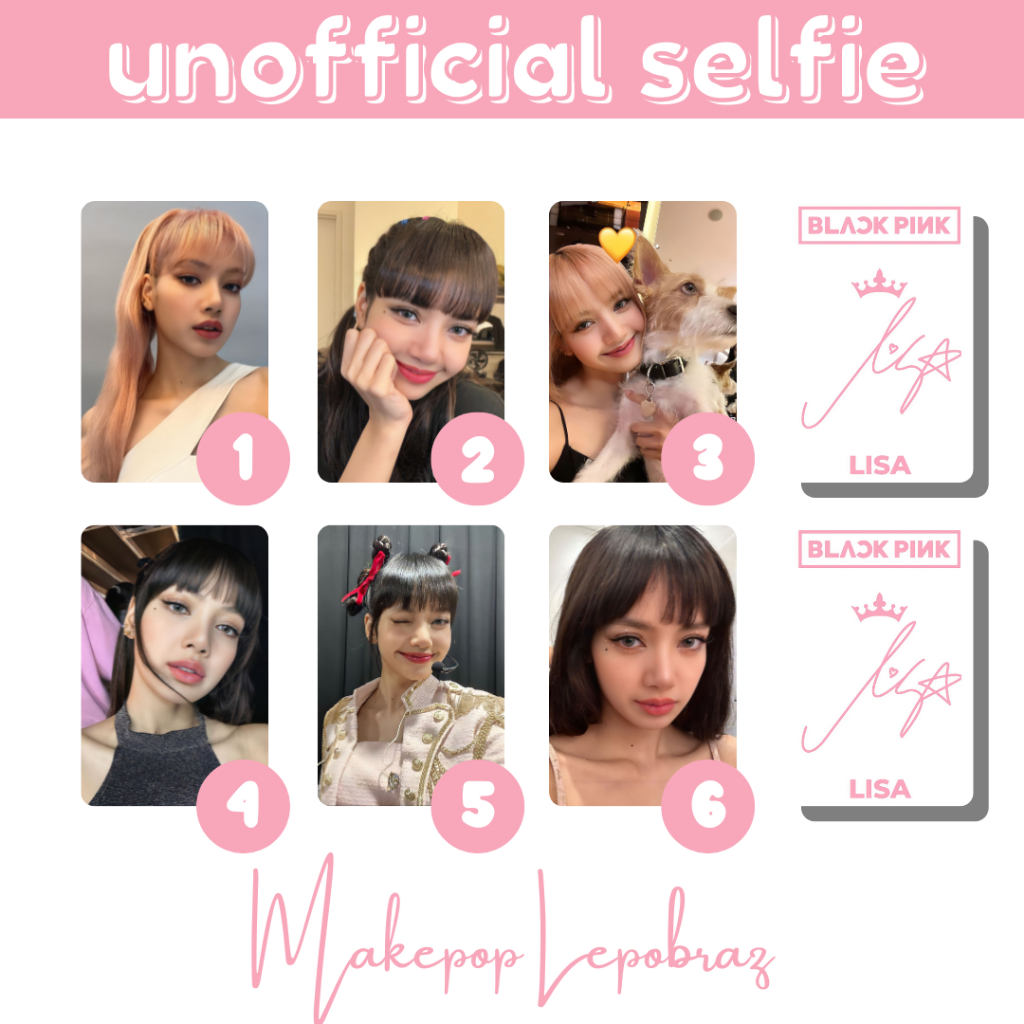 [PART 2] [MIN. 3 PC] BLACKPINK UNOFFICIAL SELFIE - GIRLFRIENDABLE JENNIE LISA ROSE JISOO