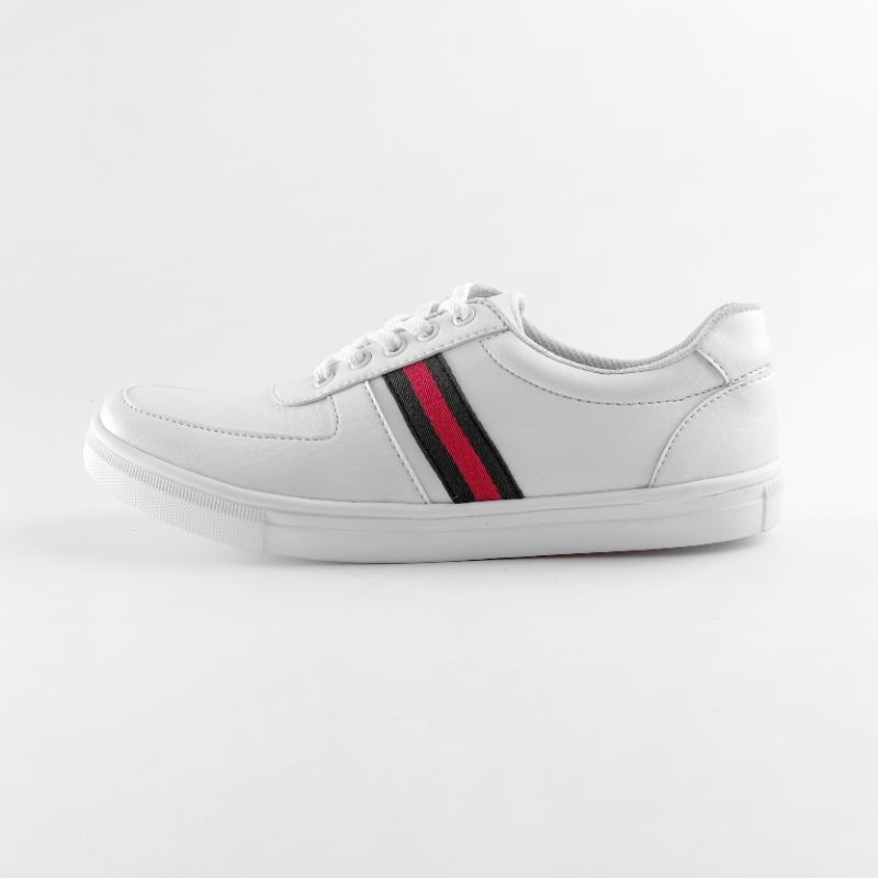 BEGGOS Footwear - Sepatu Putih Sneakers Putih Sepatu Pria Kasual Casual Original Shoes - Aarav Serie