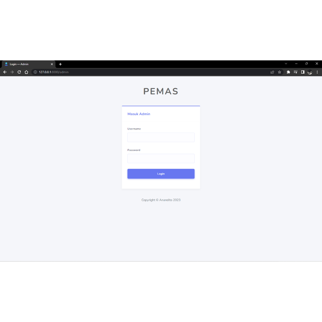 Pengaduan Masyarakat LARAVEL 8
