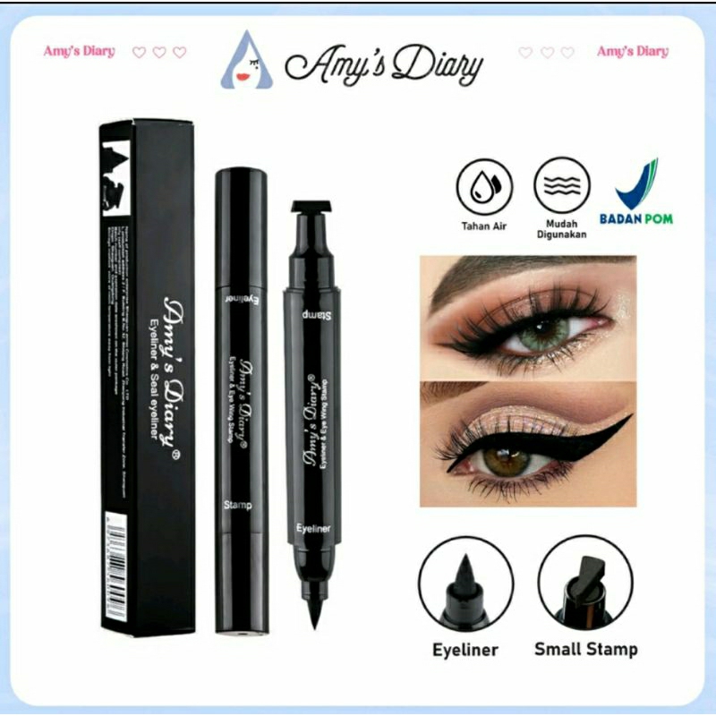 EYELINER STAMP 2IN1 WATERPROOF LIQUID EYELINER