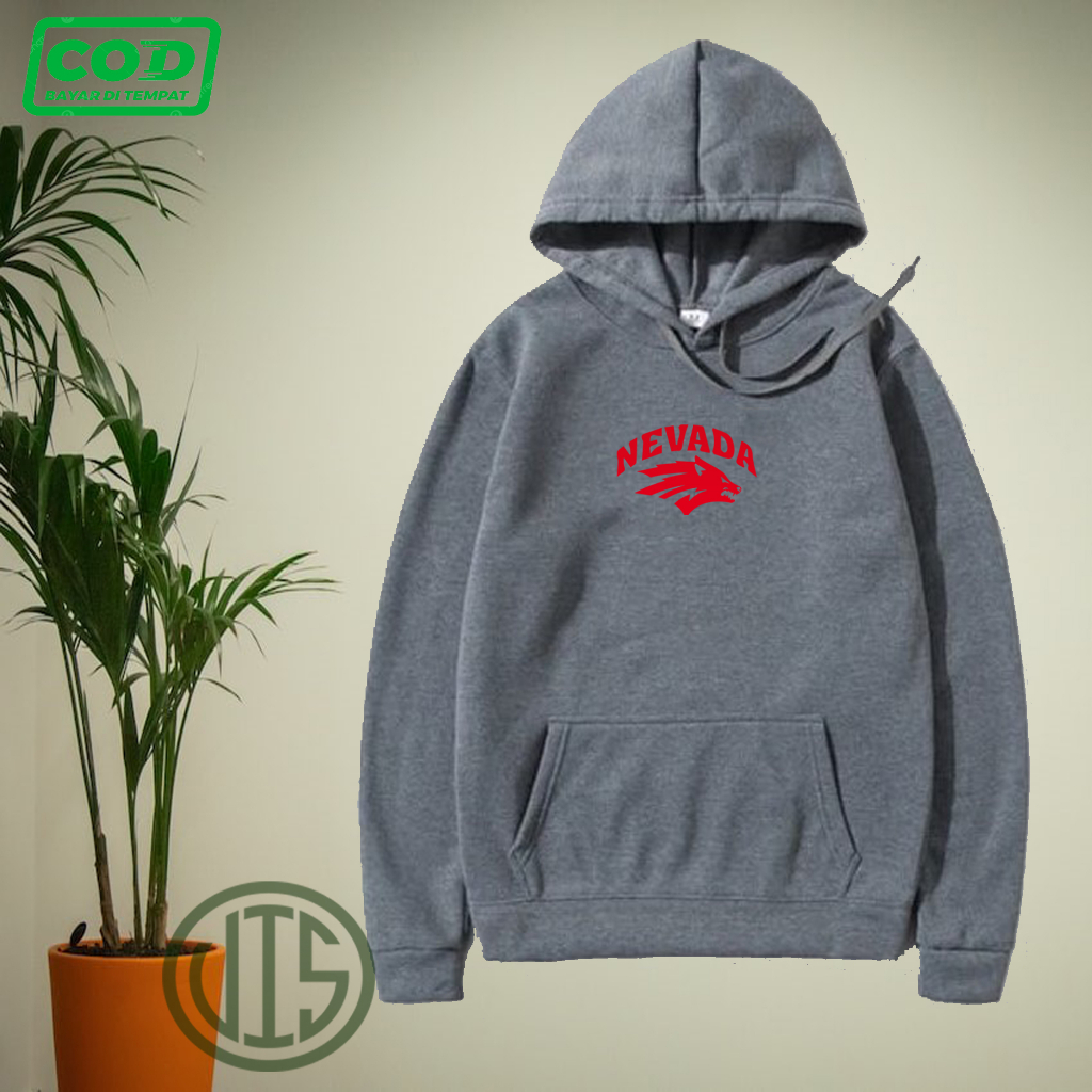 Sweater Hoodie NEVADA 0002 MOTIF MERAH// Sweatshirt Hoodie Pria/Wanita//Switer  Trendi Masa Kini Sty