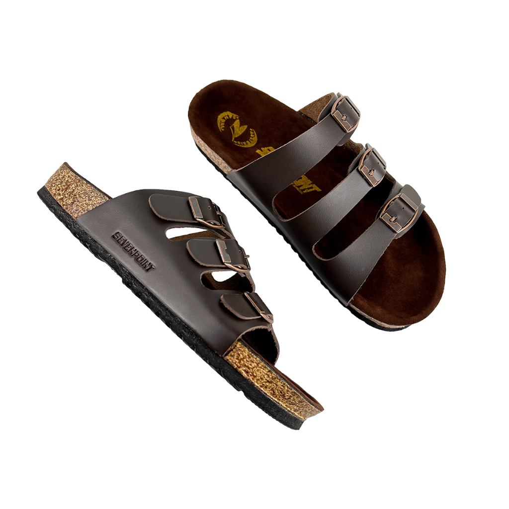 Sandal Pria Casual Sendal Slop Slide Selop Puyuh Original Sevenpoint Kekinian Birken Ban Tiga 05