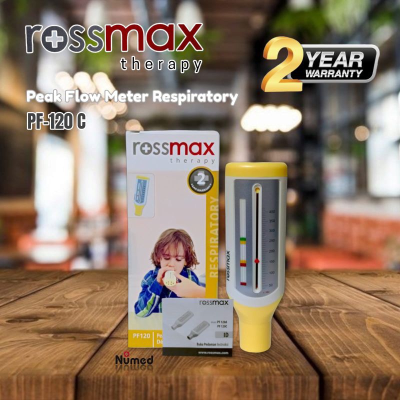 Rossmax PF120 Peak Flow Meter Rossmax PF120C Child Terapi Alat Tes Asma Anak