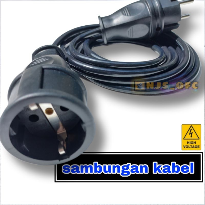 Extension Sambungan Kabel Listrik, panjang varian 5.10.15.20.25.30 meter