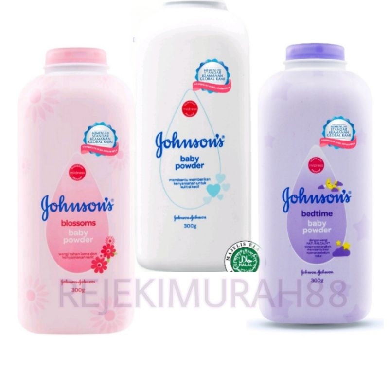 Johnsons Blossoms/Bedtime Baby Powder - Bedak Bayi 500 dan 300gr