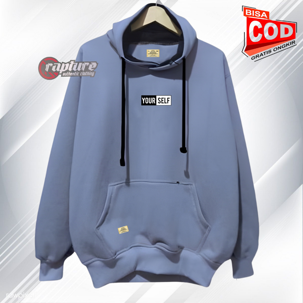 Hoodie Sweater Pria Distro Oversize Aesthetic Warna Denim/Abu Paralon List Your Self Sweter Hudie Cowok Authntic Terbaru 2023 Switer Hodie Pria Jumper Kekinian Keren Suiter Hoddie Unisex Terlaris Terpopuler Hoodie Cowok
