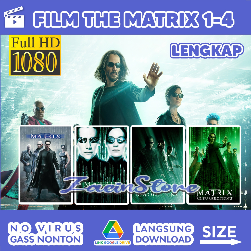 FILM THE MATRIX COMPLETE LENGKAP // FILM BLURAY