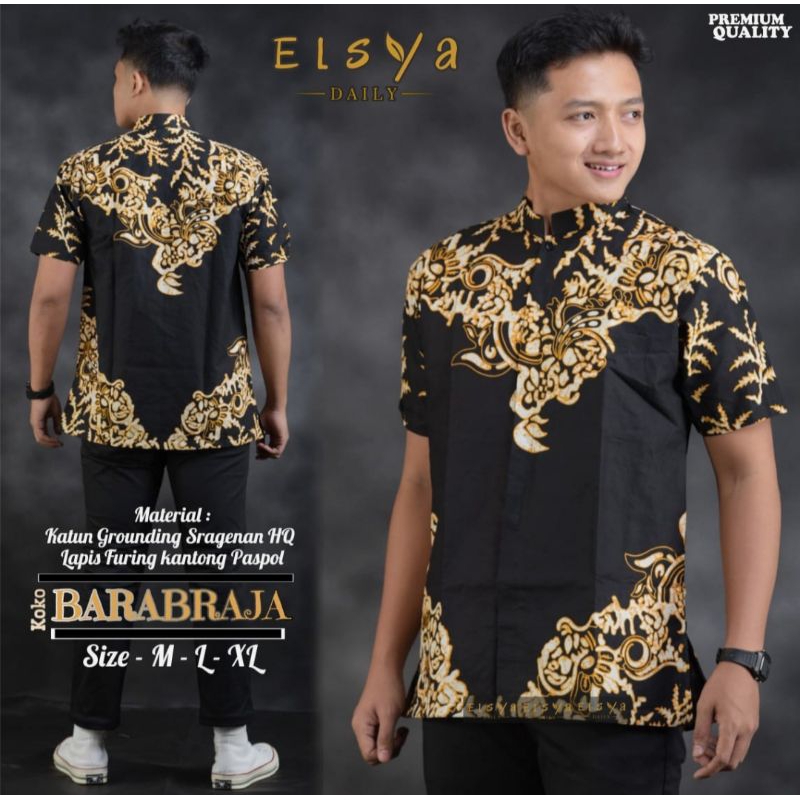 Batik/ KEMEJA BATIK BARABRAJA/ Elsya Daily