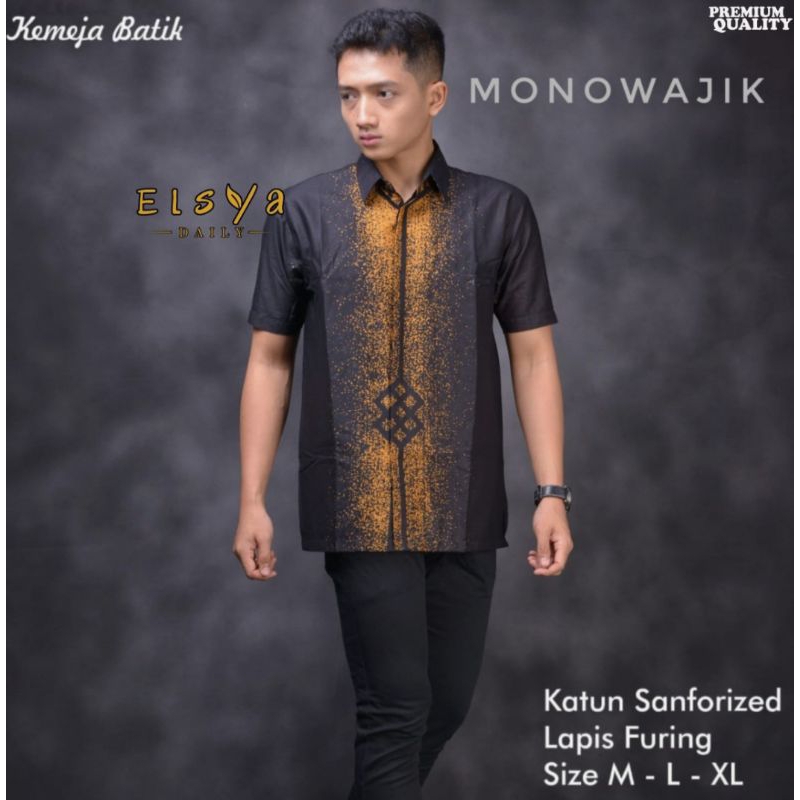 Batik/ KEMEJA BATIK MONOWAJIK/ Elsya Daily