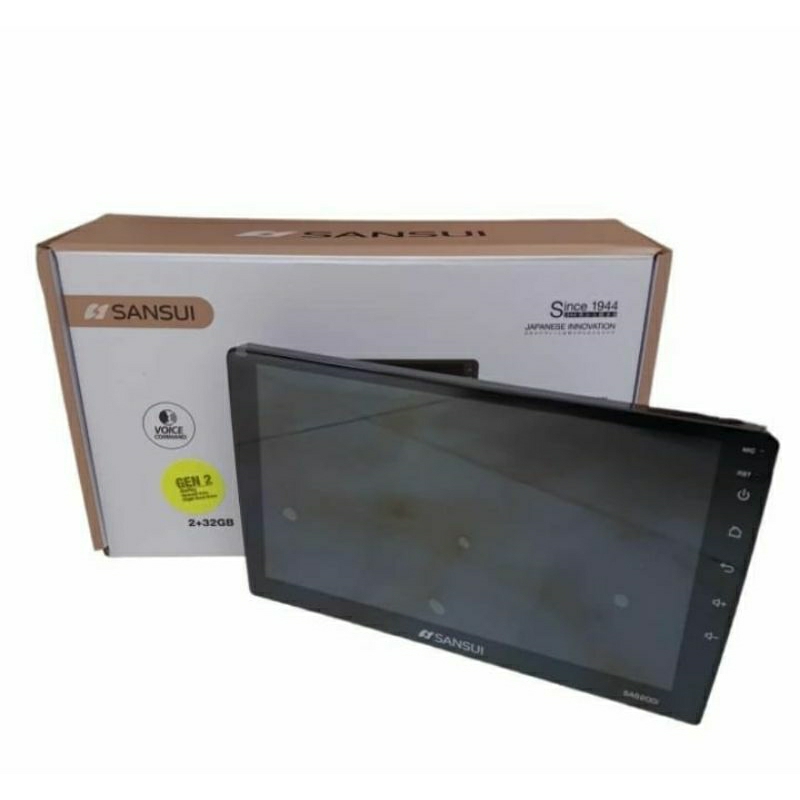 HEAD UNIT ANDROID SANSUI 9INCH RAM 2/32GB VOICE COMMAD