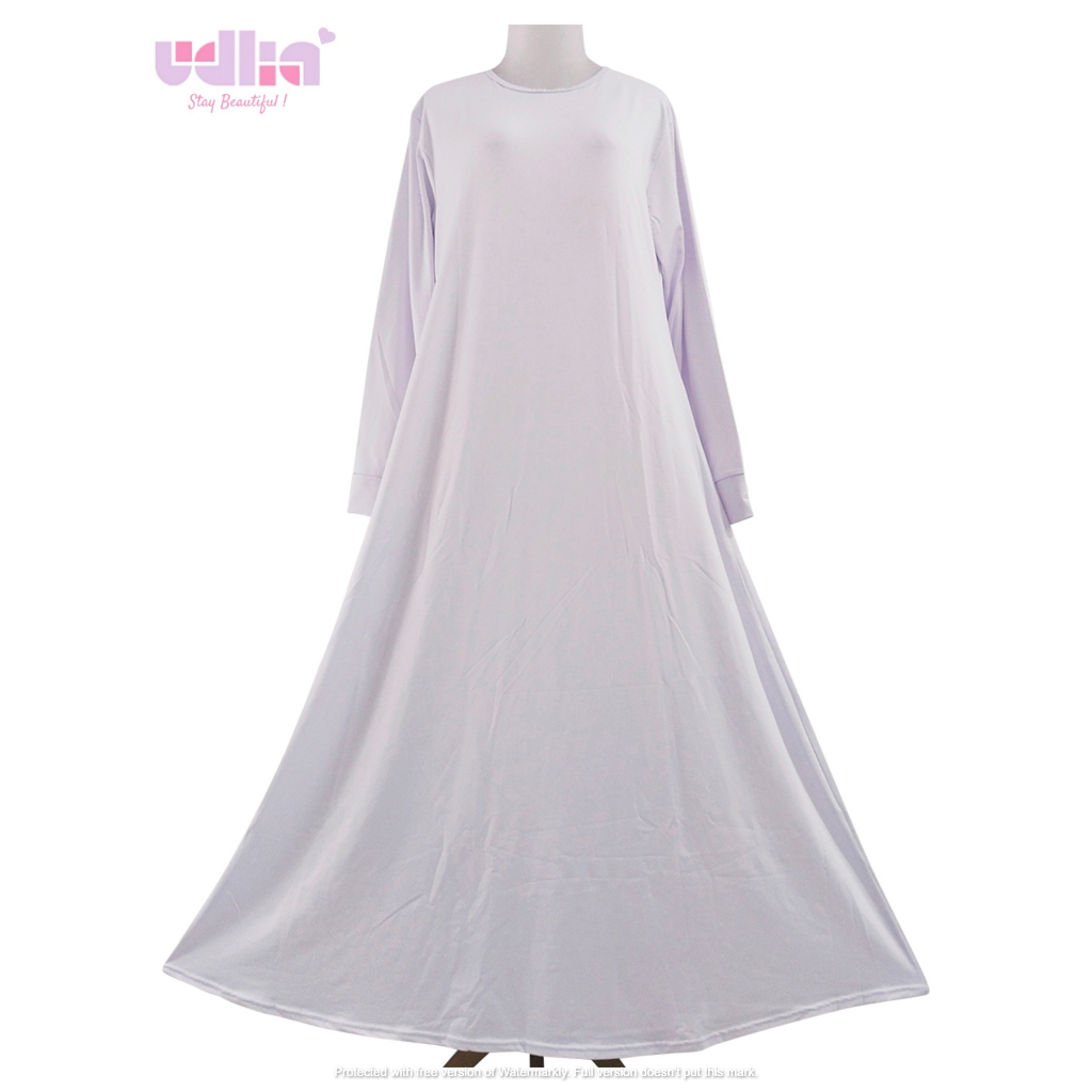 Udlia Gamis Polos Jumbo Gamis Manset Jumbo Jersey Emboss