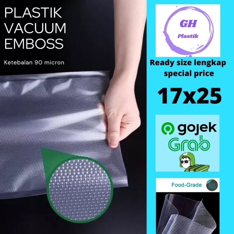 Plastik vacum embos 17x25