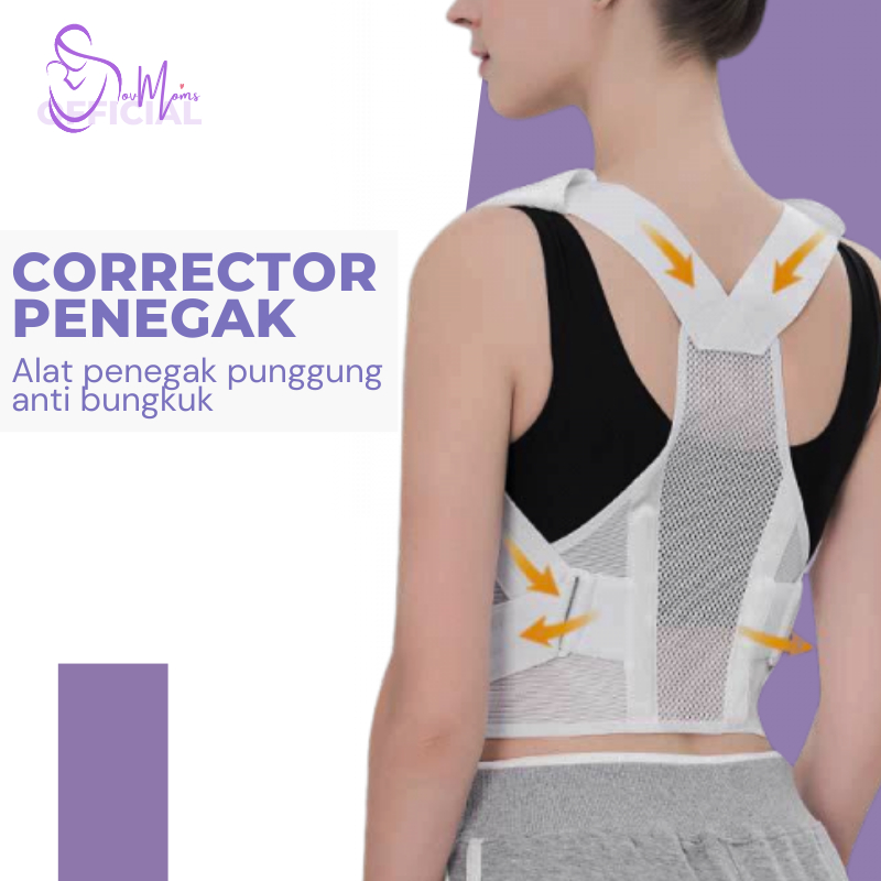 Alat Terapi Penegak Penyangga Penyanggah Pelurus Punggung Bungkuk Back Posture Corrector Terapi Kesehatan Korektor Posture Ikat Penahan Punggung Bungkuk Skoliosis  CORRECTOR JINGBA New Original Premium