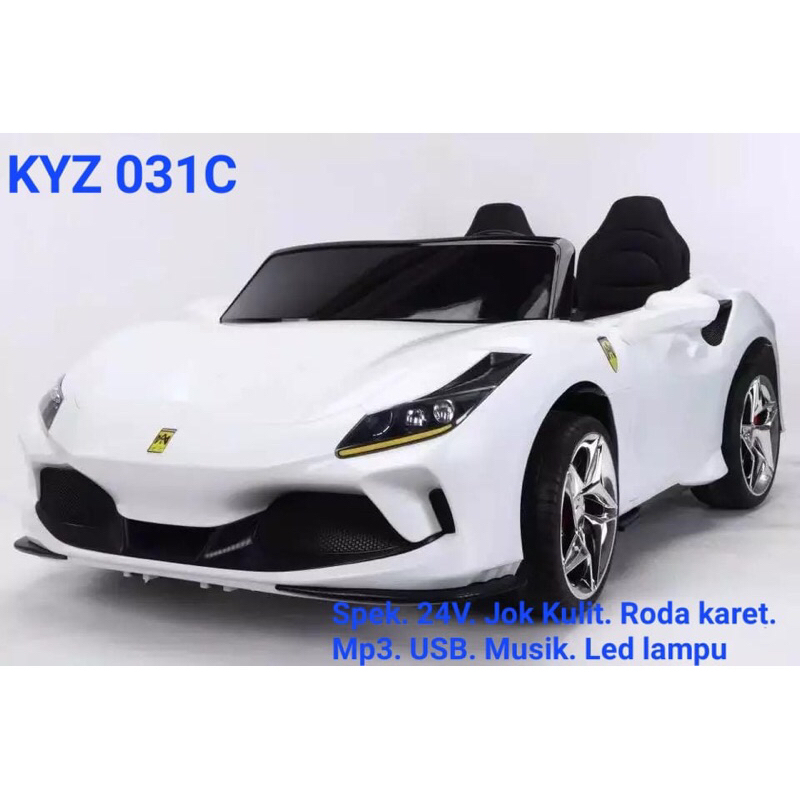 KYRAKIDZ Mainan Mobil Aki Ferrari