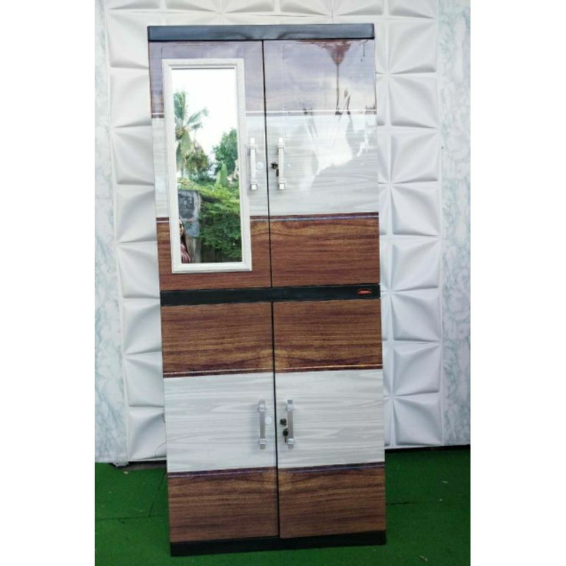 lemari plastik kaca jumbo naiba 9524 miror