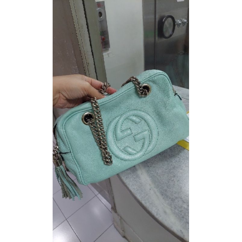 Preloved Gucci Soho tote chain