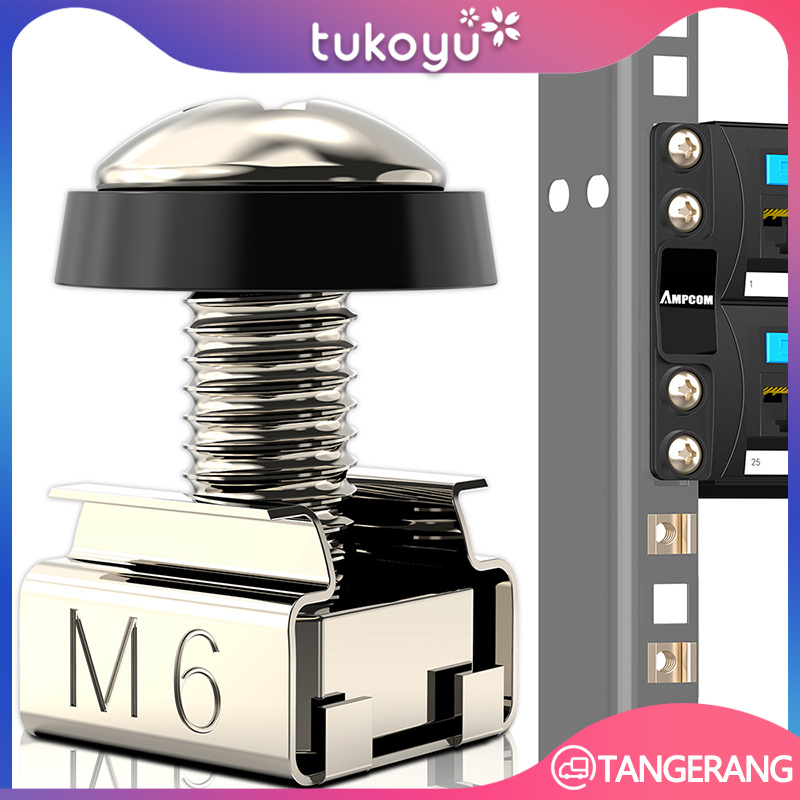 50pcs Baut Dan Mur Hard Case/Mur Baut Hardcase/Mur Baut Lis Besi Lubang Rak