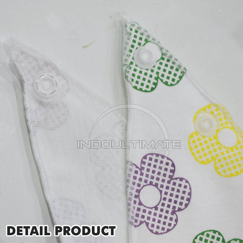 Slabber Bayi Laki-Laki Perempuan Baby Bib BY-70-ST Slabber Makan Bayi Segitiga Celemek Makan Bayi Tatakan Air Liur