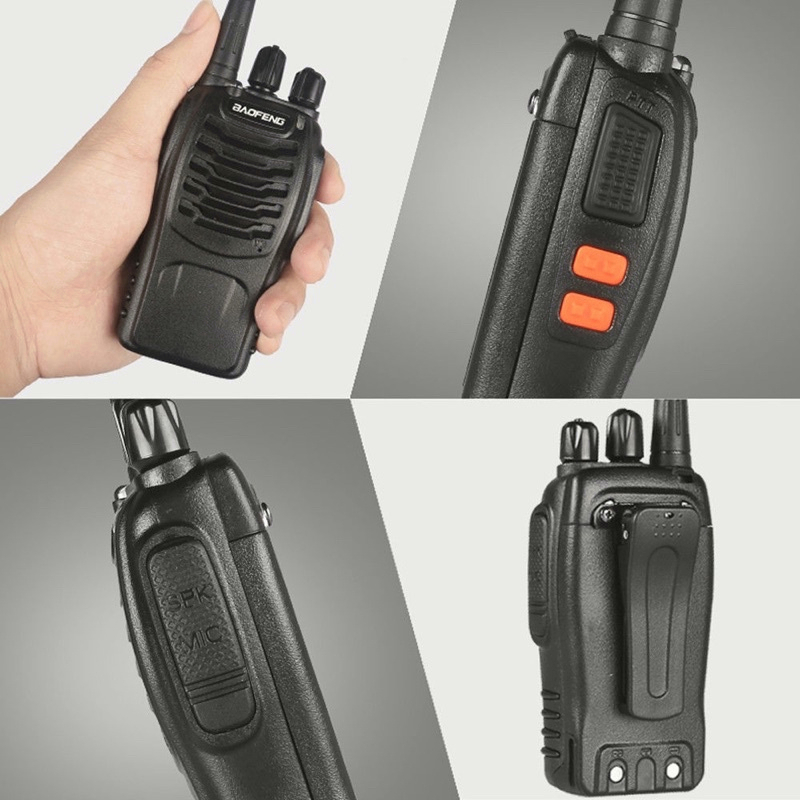 (COD) 🇲🇾 ORIGINAL ✅BaoFeng BF-888S Walkie Talkie 5WB BF-888S 1Pair Outdoor Walkie Talkie 16 Channel