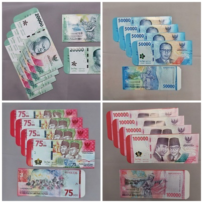 

AMPLOP / ANGPAO ANAK LEBARAN IDUL FITRI motif BANK UANG 20K 50K 75K 100K uk L