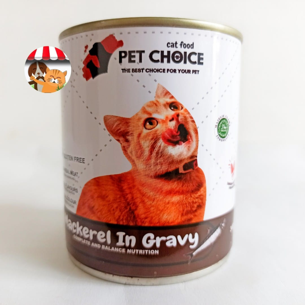 Pet Choice 340gr Wet Cat Food - Makanan Kucing Kaleng