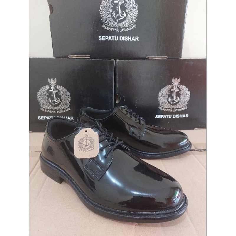SEPATU PDH DISHAR JATAH TNI AL TERBARU ASLI