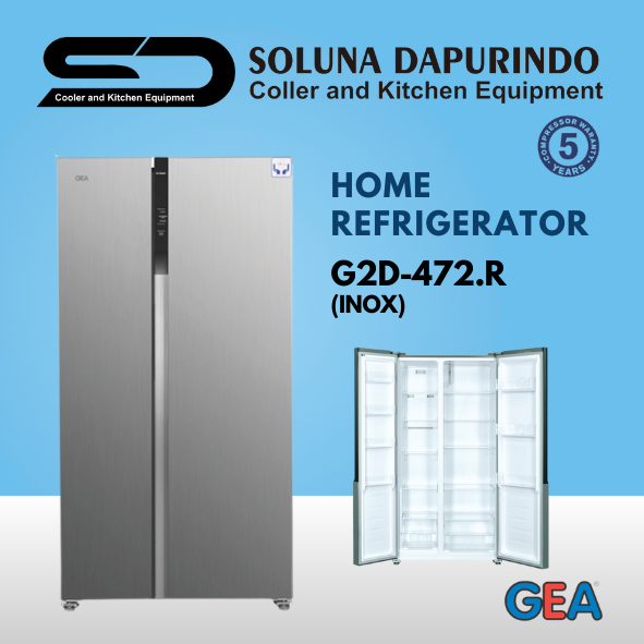 GEA Home Refrigerator G2D-472.R INOX / G2D 472.R Inox / G2D472R