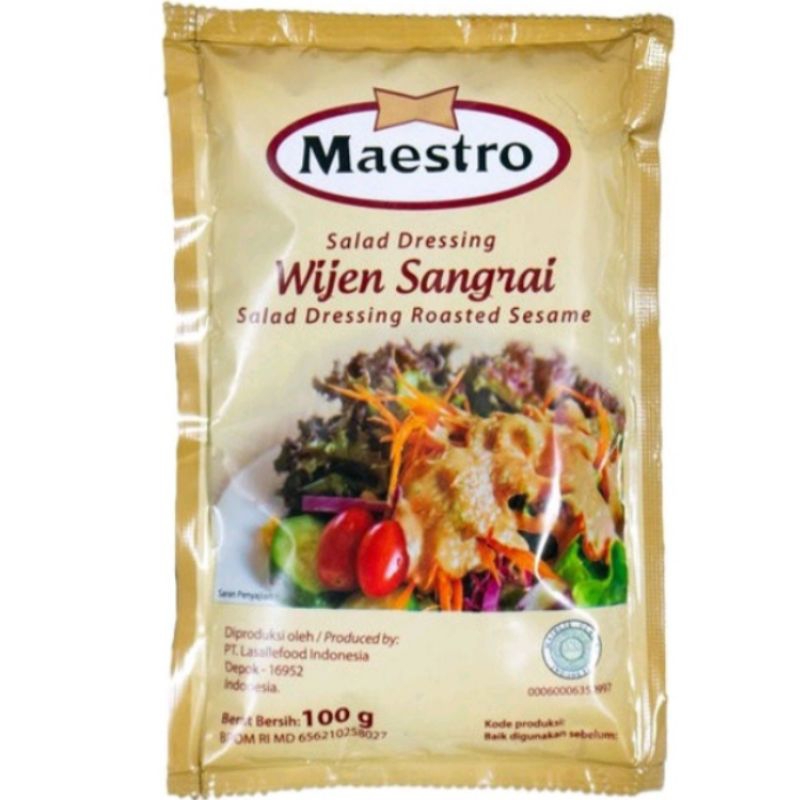 

maestro salad dressing saus wijen sangrai 100gr
