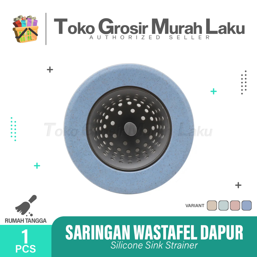 SARINGAN WASTAFEL SILIKON SILICONE KITCHEN SINK STRAINER SARINGAN AIR