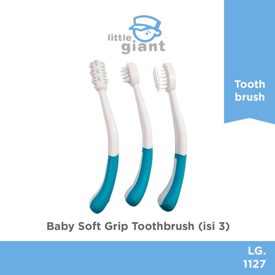 Baby soft grip toothbrush pk. 3