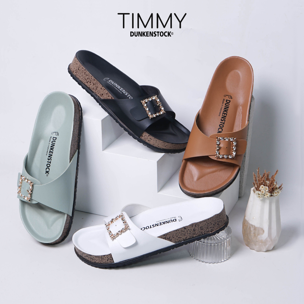 Dunkenstock TIMMY Sandal casual wanita sendal cewek slop puyuh birken