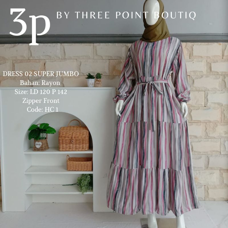 DRESS JUMBO BY 3 POINT BOUTIQ