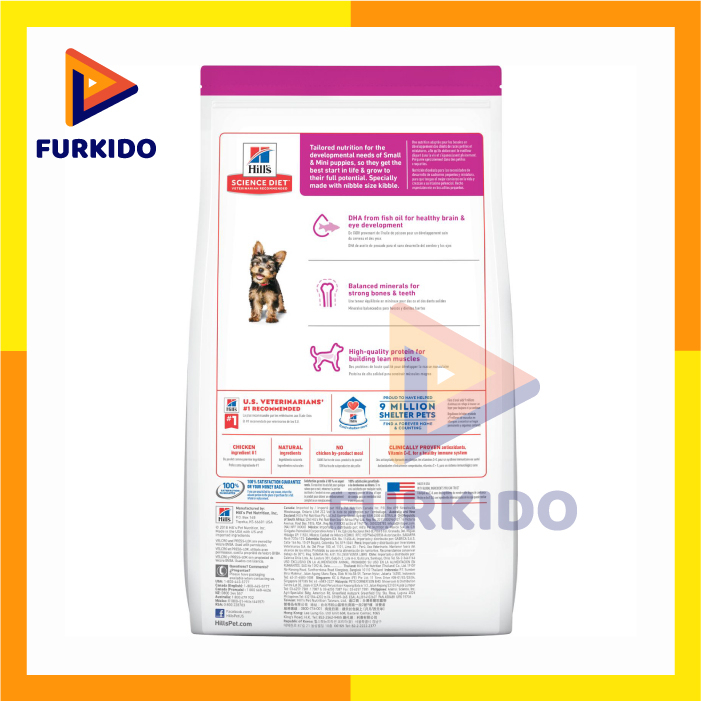 Hill's Science Diet Puppy Dog Small Paws Small &amp; Mini Chicken 7.03 Kg