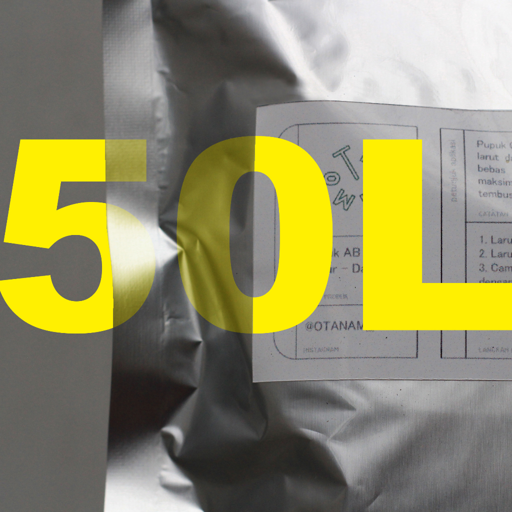 Nutrisi Hidroponik Bubuk AB Mix 50 Liter (Sayur-Daun)