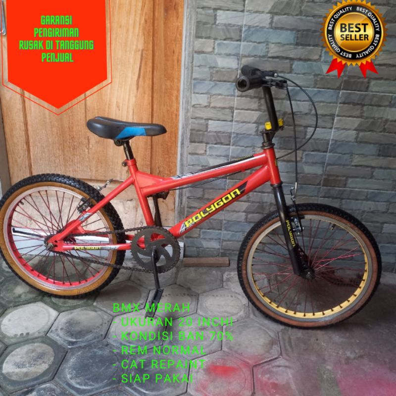 Sepeda anak bmx laki laki cowok ukuran 20 second bekas murah dan berkualitas