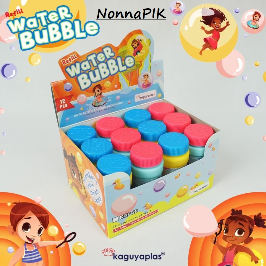 Cairan Refil Gelembung Sabun Isi ulang mainan anak Bubble Gun/ Refil Bubble kamera /Bubble stick.