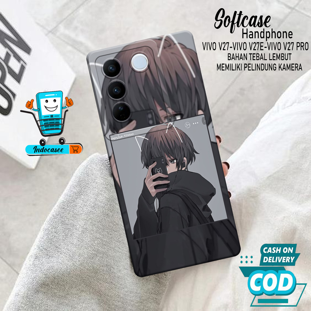 Case Hp Softcase Pro Camera VIVO V27/V27E/V27 PRO Terbaru - Softcase VIVO V27/V27E/V27 PRO - Kesing 
