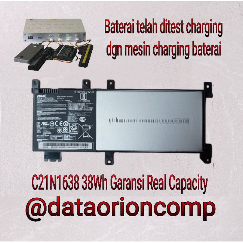 Baterai Battery ASUS VivoBook A442 A442U A442UR X442 F442U A480U C21N1638