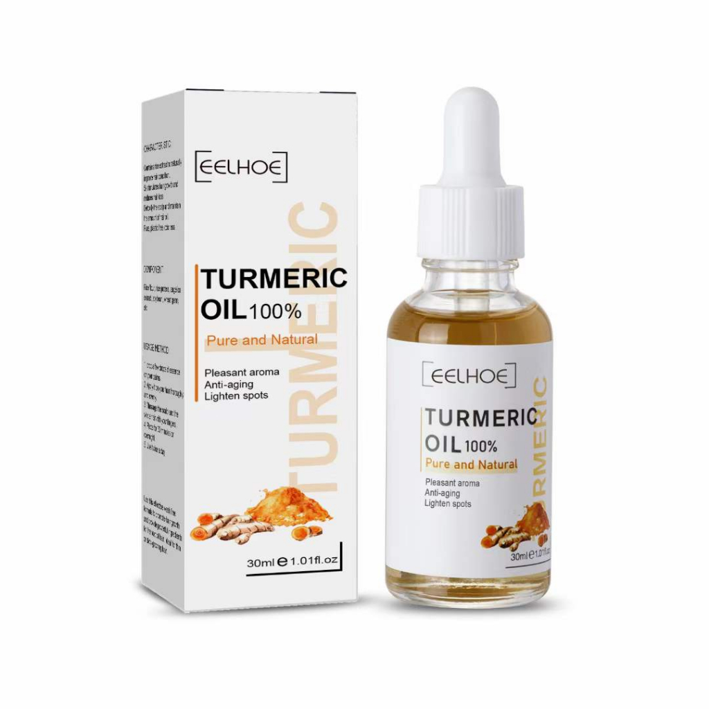 EELHOE Turmeric Oil Pure And Natural 100% / Serum Wajah Anti Penuaan 30 Ml