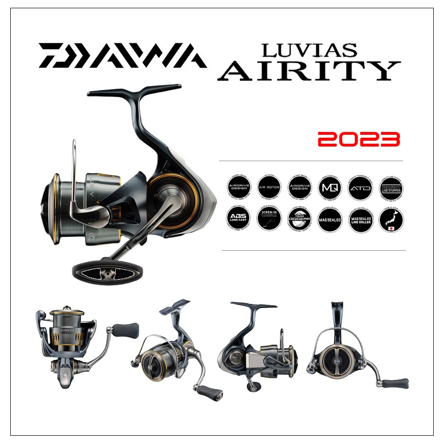 Daiwa Luvias Airity LT SF Model 2023 Reel Spinning