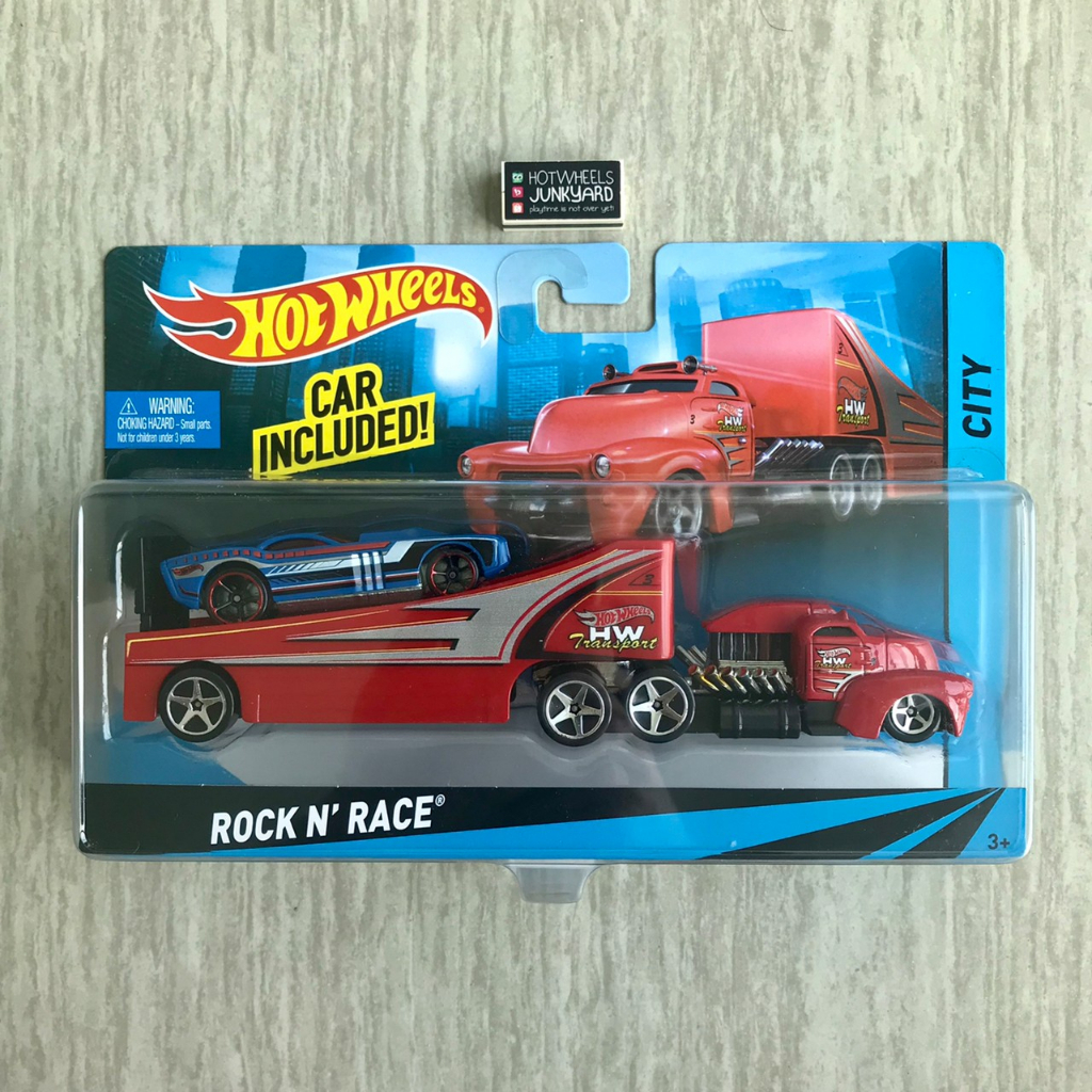 Hot Wheels Govner Rock N Race Exclusive Pack Red Truck The Gov'ner