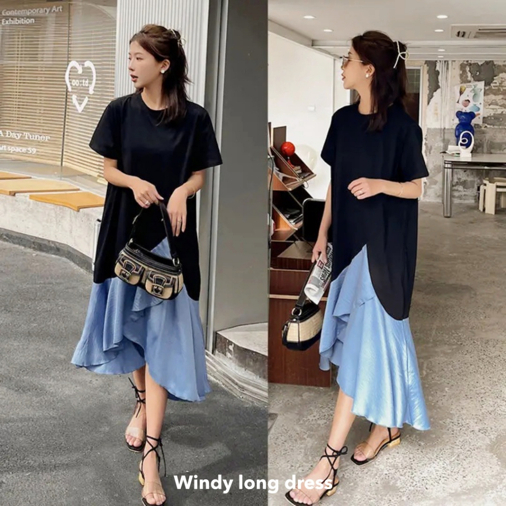 Windy long dress - Thejanclothes