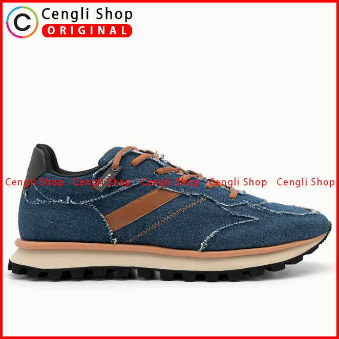 PM132 SEPATU SNEAKER PEDRO PRIA ORIGINAL CASUAL KETS BRANDED BIRU NAVY BLUE