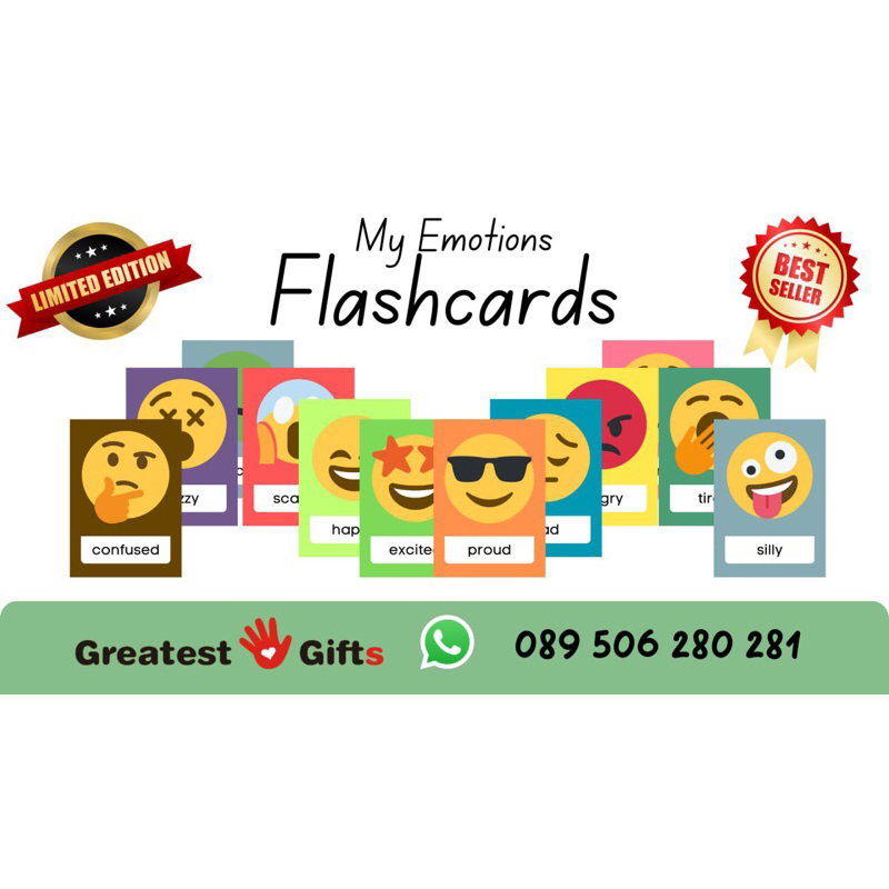 

My Emotion Flash Card (EMOJI LIMITED EDITION)