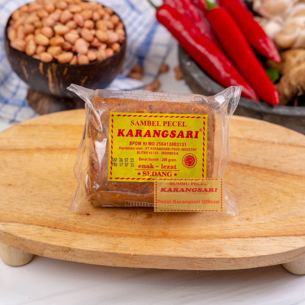 Bumbu Pecel Karangsari 200 Gram Rasa Sedang