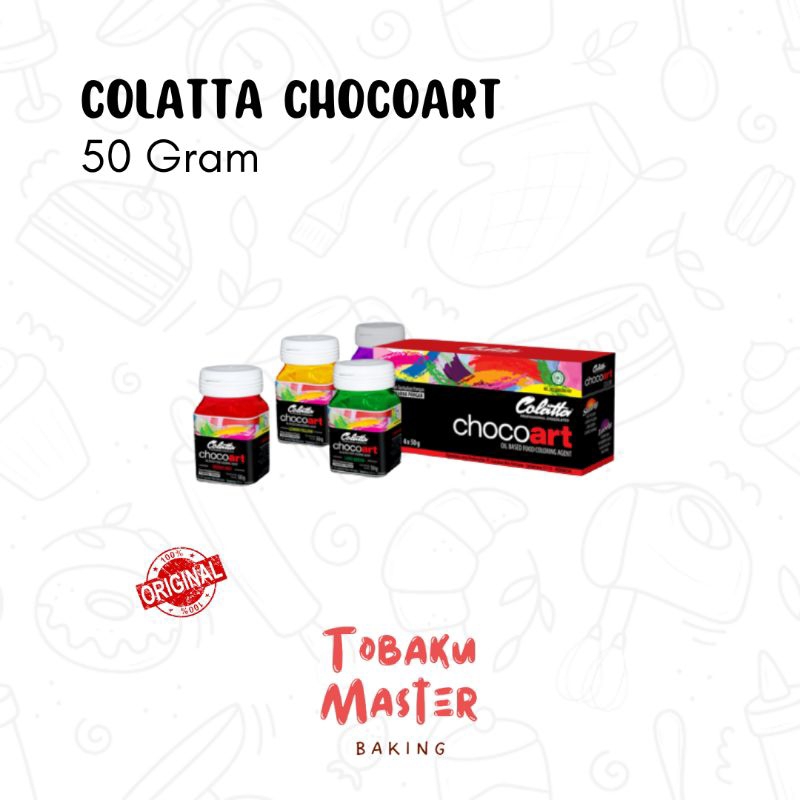 

[ 50 GRAM ] Pewarna Colatta Chocoart All Varian Warna 50 Gram