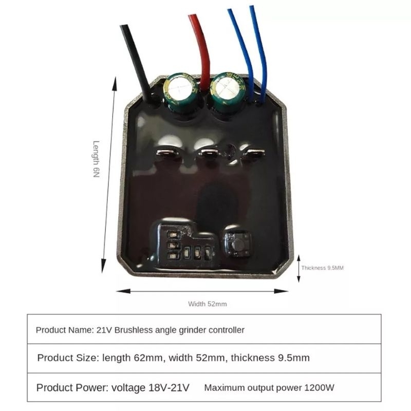 ESC MODUL GERINDA Saklar MODUL GERINDA BRUSHLESS MOTOR  SPEED MODE UNTUK Kamolee Jld Nagawa